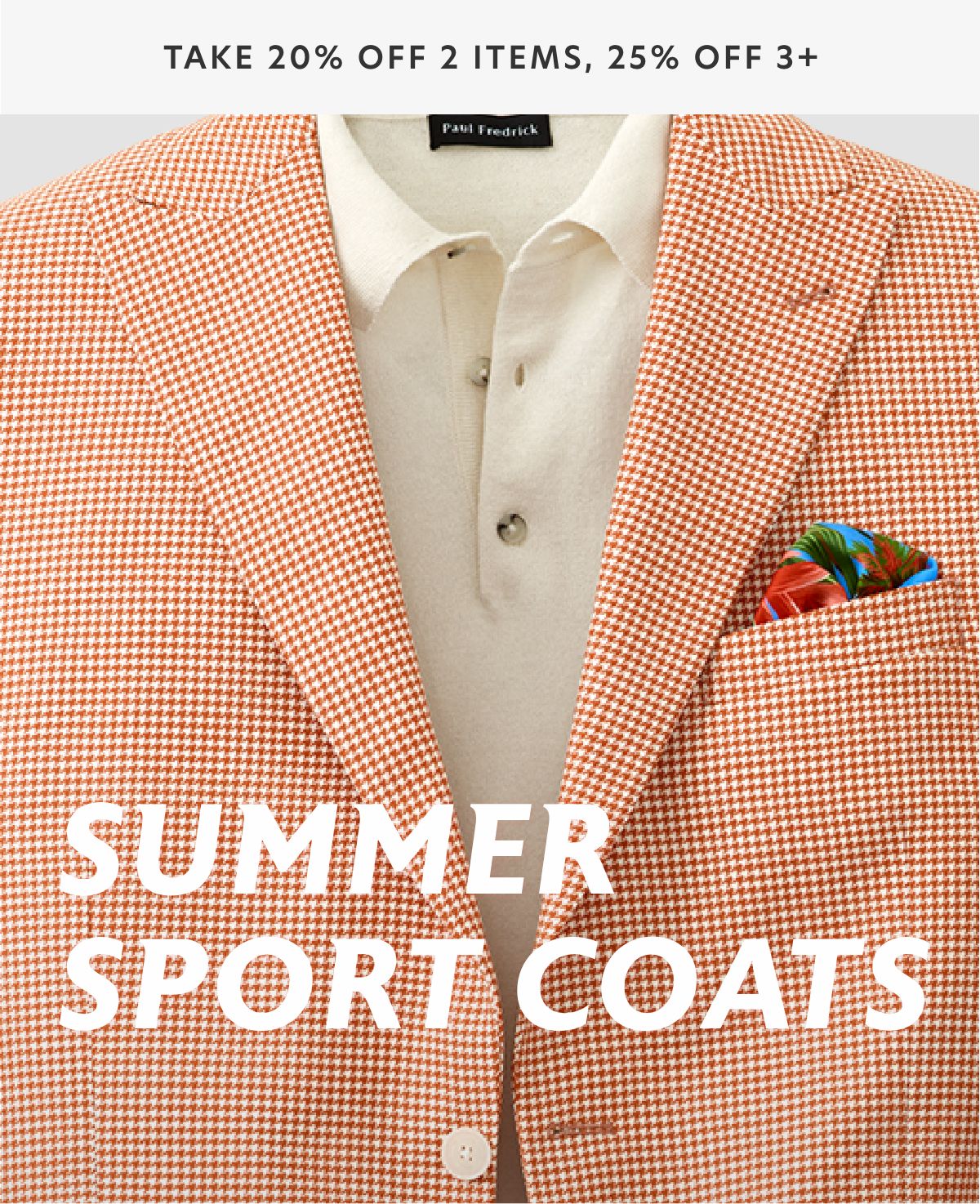 Paul fredrick best sale sport coats